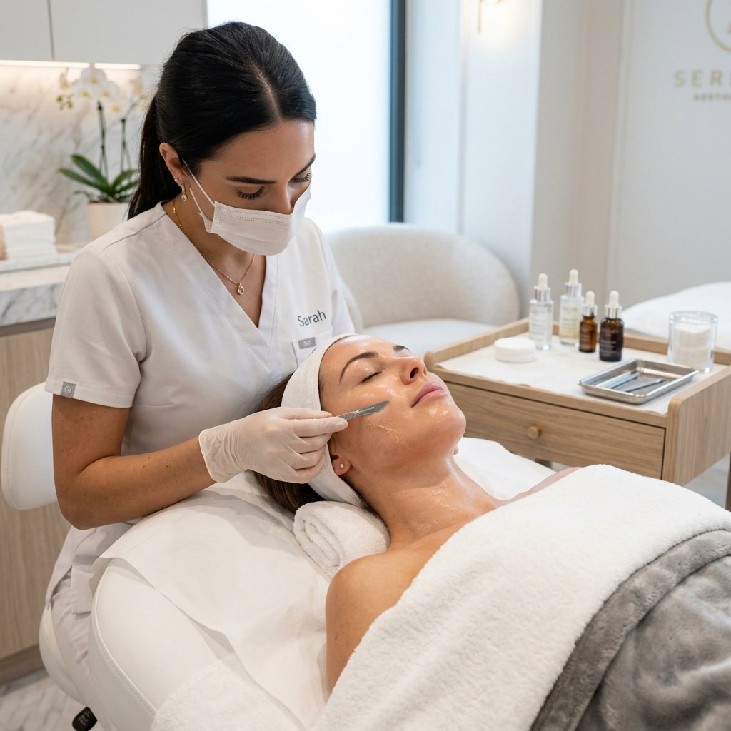 Dermaplaning (Inspired by Hermès Rouge)